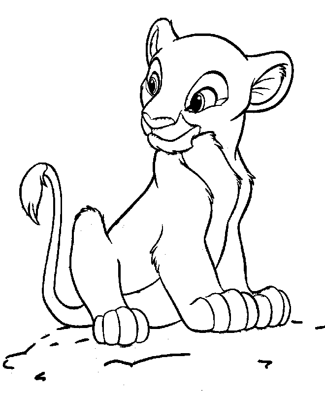 Dibujo gratuito El Rey León #73615 de la coleccion Películas de Animación para imprimir