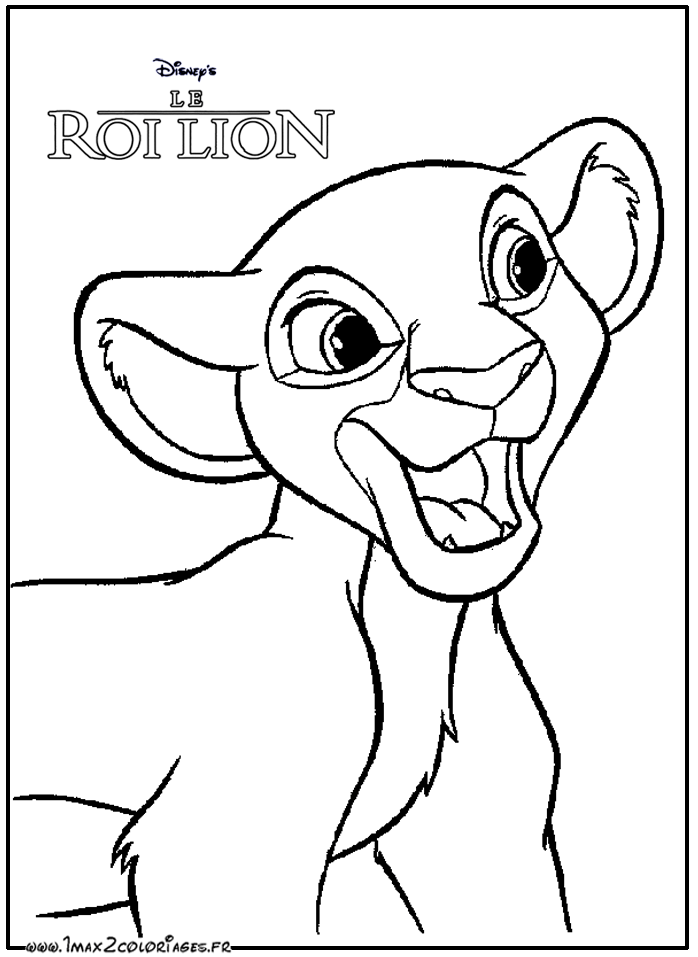 Dibujo gratuito El Rey León #73633 de la coleccion Películas de Animación para imprimir
