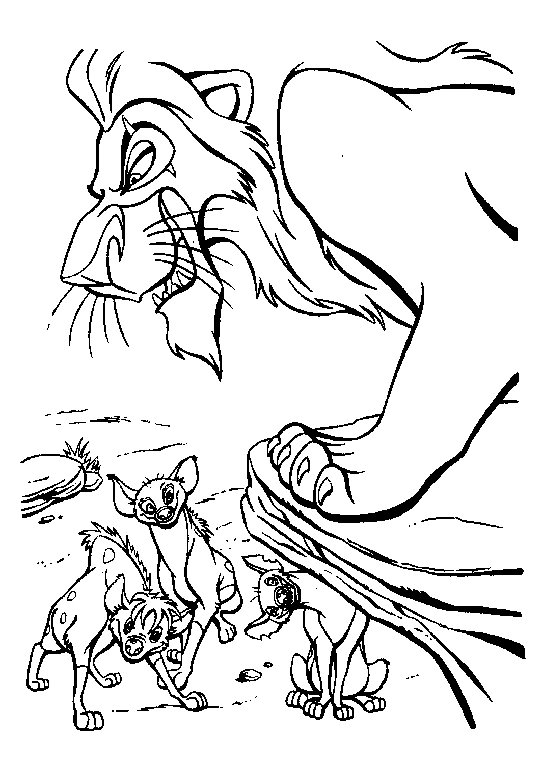 Dibujo gratuito El Rey León #73800 de la coleccion Películas de Animación para imprimir