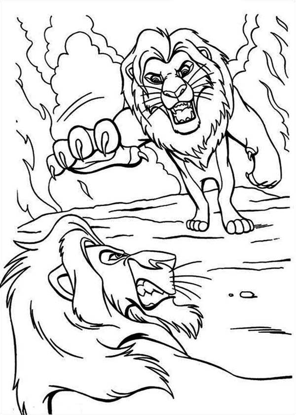 Dibujo gratuito El Rey León #73836 de la coleccion Películas de Animación para imprimir