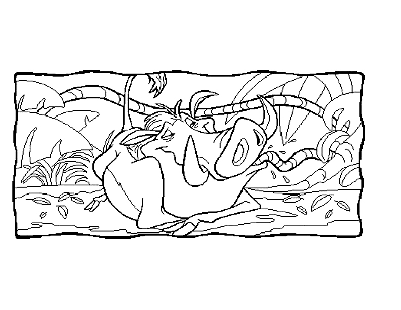 Dibujo gratuito El Rey León #73893 de la coleccion Películas de Animación para imprimir