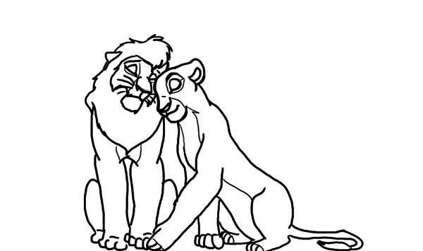 Dibujo gratuito El Rey León #73910 de la coleccion Películas de Animación para imprimir