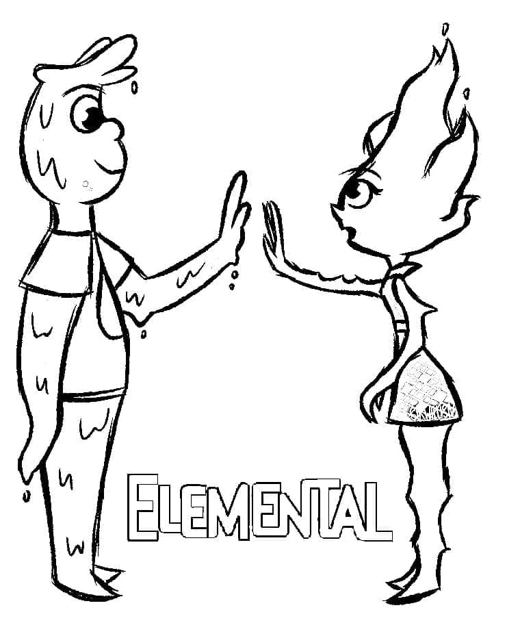 Dibujo gratuito Elemental #203865 de la coleccion Películas de Animación para imprimir