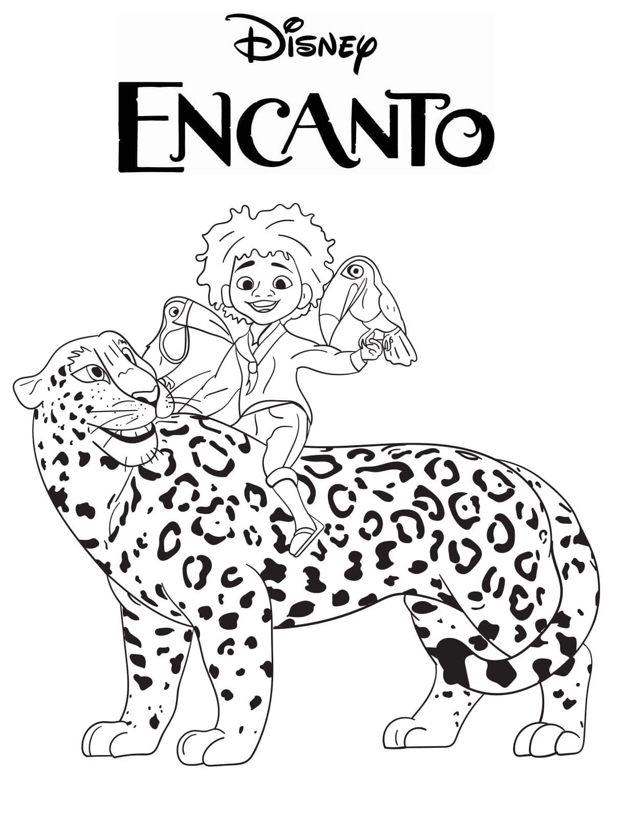 Dibujo para colorear: Encanto (Películas de Animación) #177367 - Dibujos para Colorear e Imprimir Gratis
