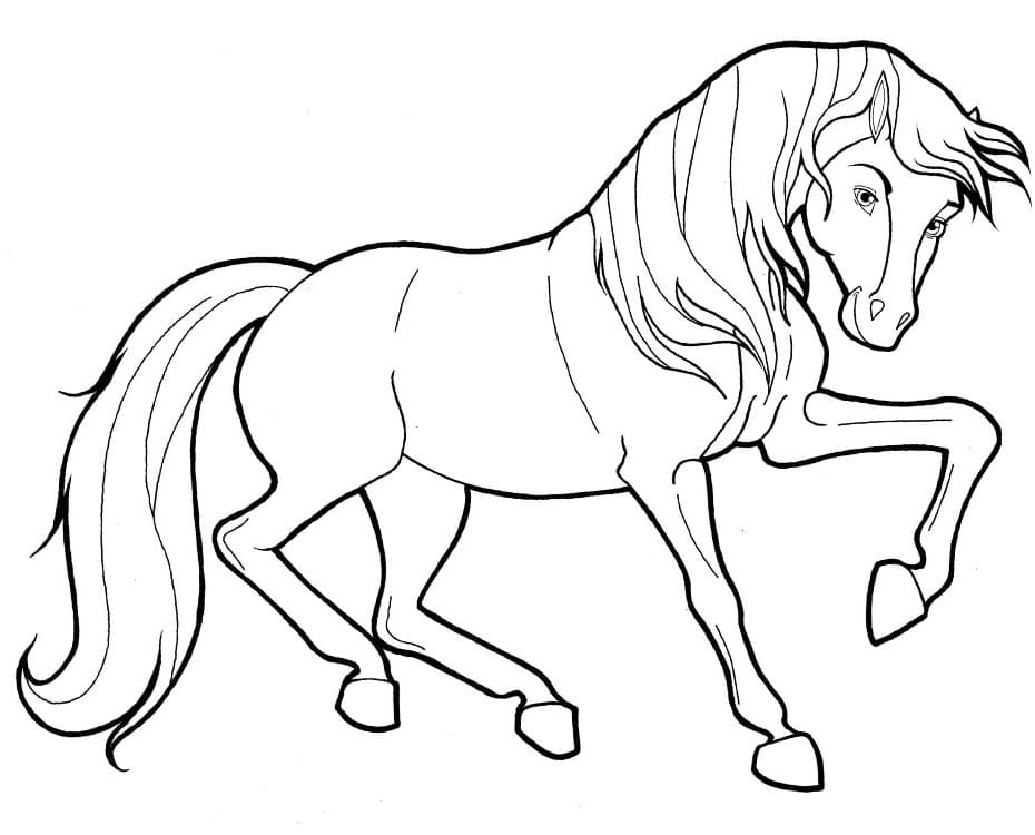 Dibujo para colorear: Espíritu (Películas de Animación) #195406 - Dibujos para Colorear e Imprimir Gratis