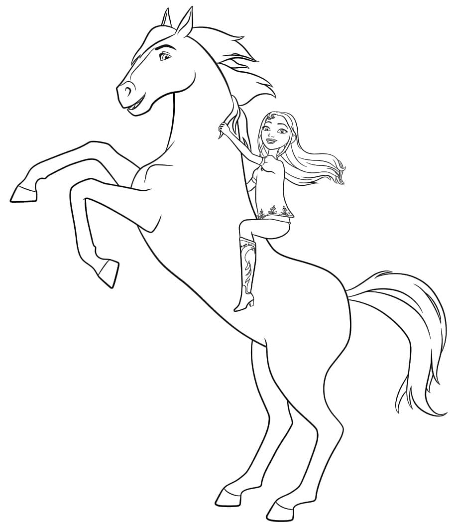 Dibujo gratuito Espíritu #195410 de la coleccion Películas de Animación para imprimir