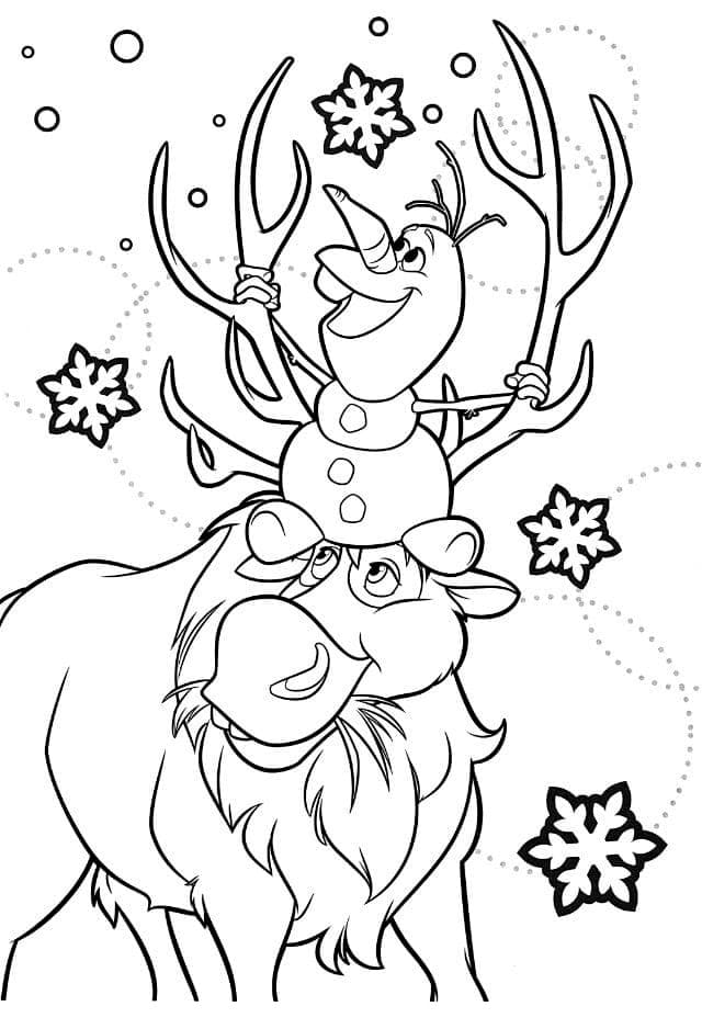 Dibujo gratuito Frozen #175646 de la coleccion Películas de Animación para imprimir