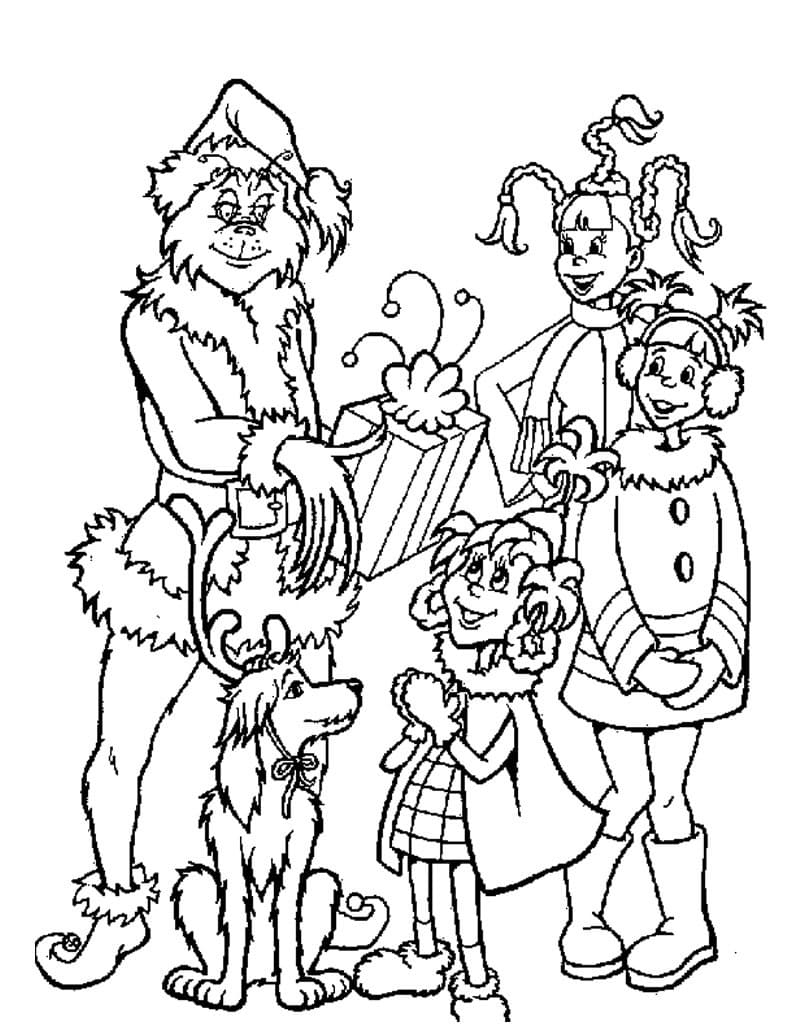 Dibujo gratuito Grinch #188349 de la coleccion Películas de Animación para imprimir