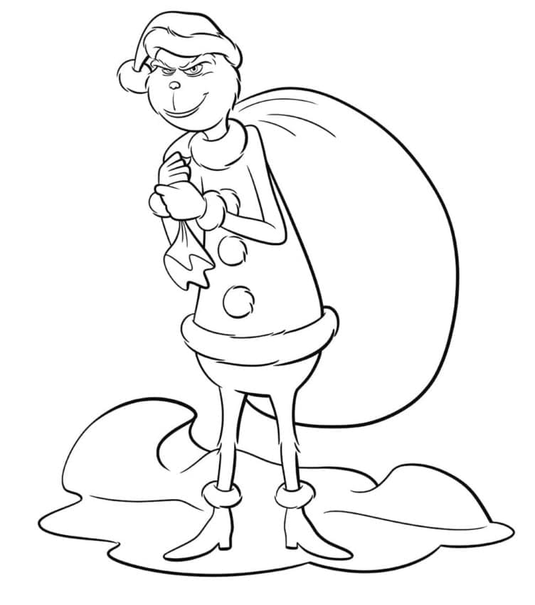 Dibujo para colorear: Grinch (Películas de Animación) #188371 - Dibujos para Colorear e Imprimir Gratis