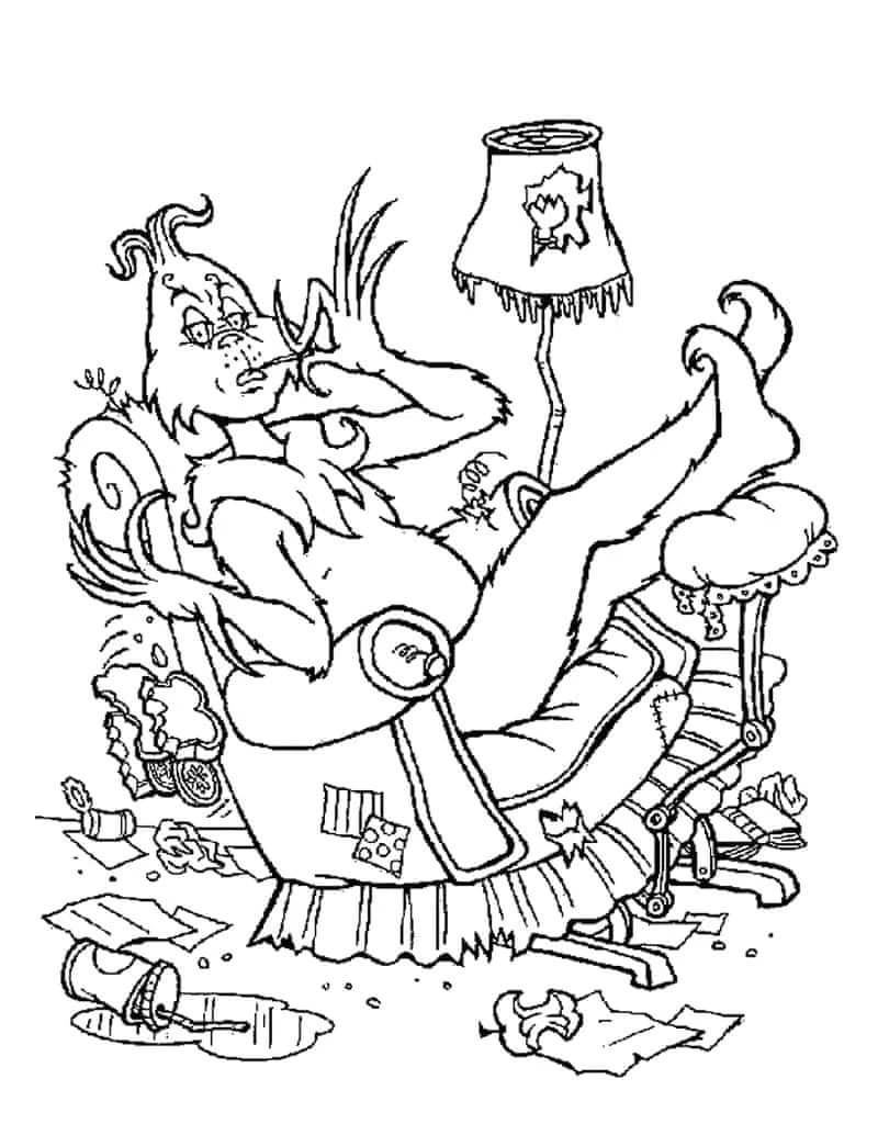 Dibujo gratuito Grinch #188379 de la coleccion Películas de Animación para imprimir