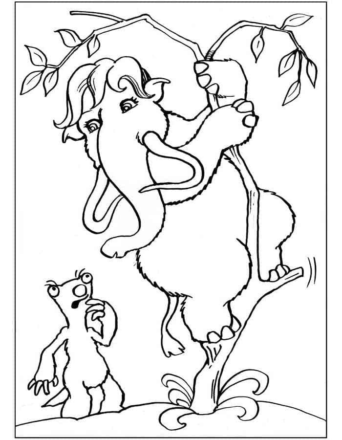 Dibujo gratuito Ice Age #205560 de la coleccion Películas de Animación para imprimir