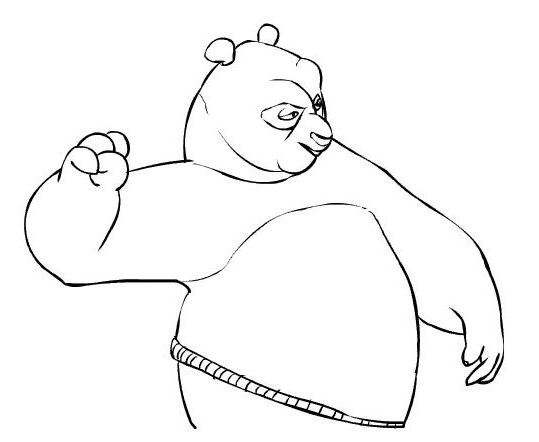 Dibujo para colorear: Kung Fu Panda (Películas de animación) #73370 - Dibujos para Colorear e Imprimir Gratis