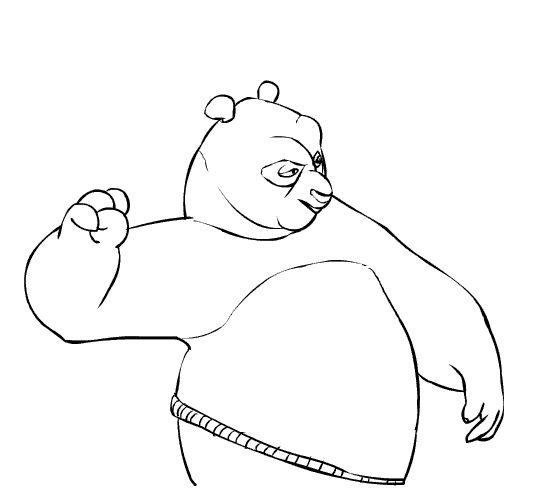 Dibujo para colorear: Kung Fu Panda (Películas de animación) #73409 - Dibujos para Colorear e Imprimir Gratis