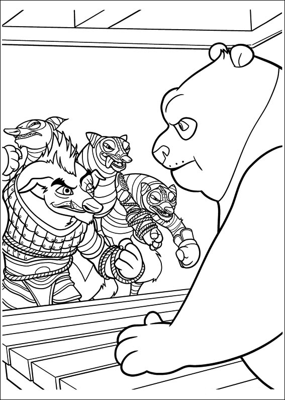 Dibujo para colorear: Kung Fu Panda (Películas de animación) #73415 - Dibujos para Colorear e Imprimir Gratis