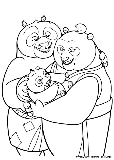 Dibujo para colorear: Kung Fu Panda (Películas de animación) #73462 - Dibujos para Colorear e Imprimir Gratis