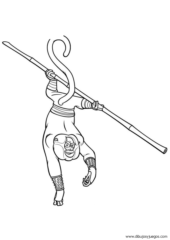 Dibujo para colorear: Kung Fu Panda (Películas de animación) #73531 - Dibujos para Colorear e Imprimir Gratis