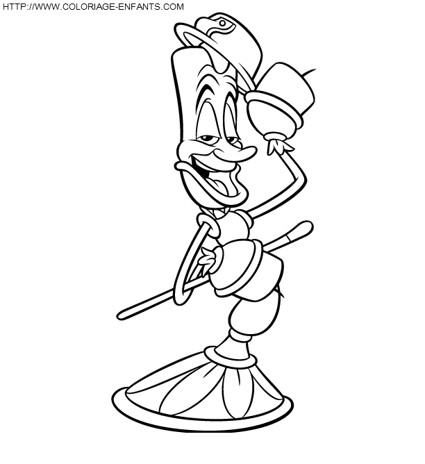 Dibujo gratuito La Bella y la Bestia #131022 de la coleccion Películas de Animación para imprimir