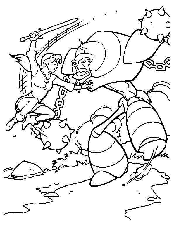 Dibujo gratuito La Espada Mágica #191954 de la coleccion Películas de Animación para imprimir