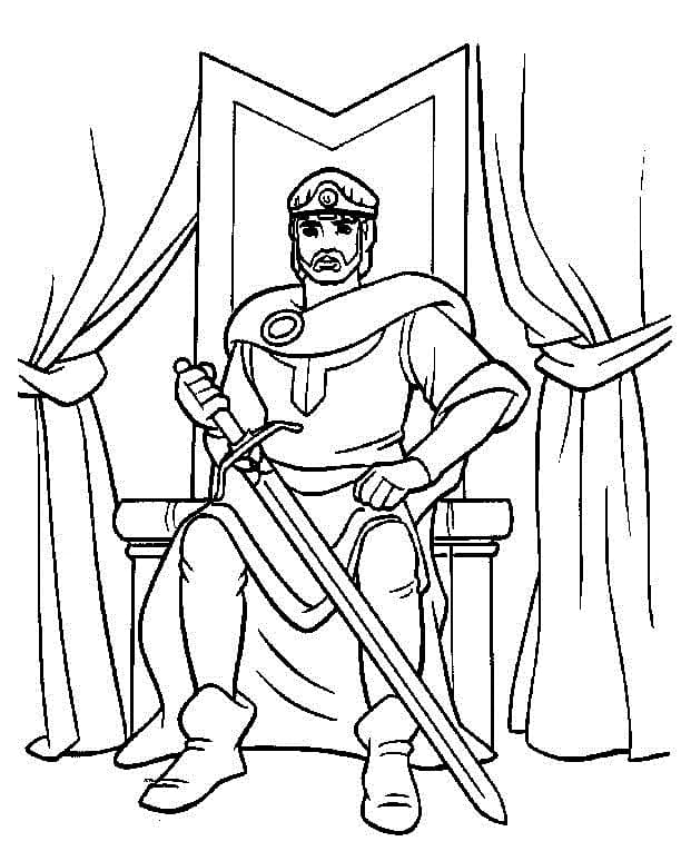 Dibujo gratuito La Espada Mágica #191965 de la coleccion Películas de Animación para imprimir
