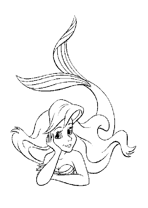 Dibujo para colorear: La Sirenita (Películas de animación) #127503 - Dibujos para Colorear e Imprimir Gratis