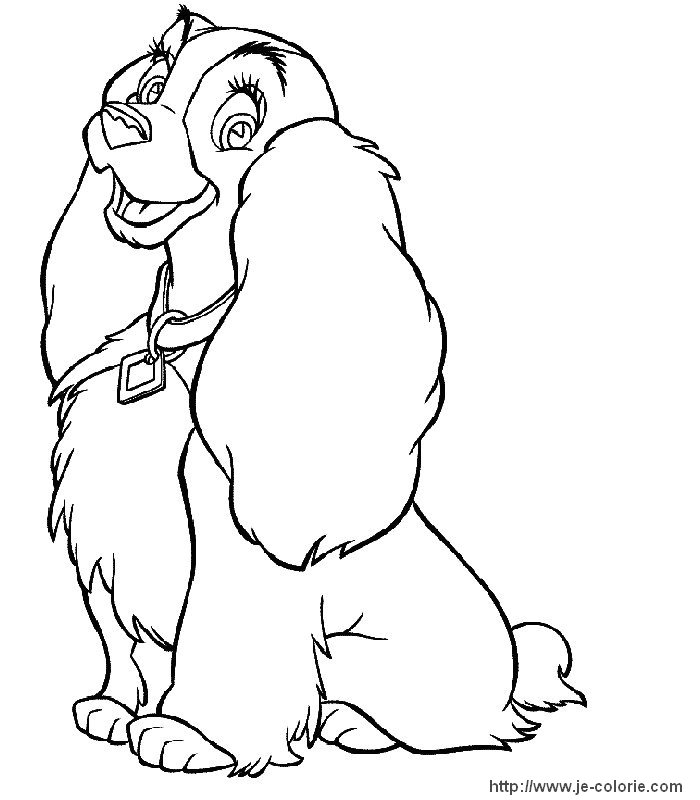 Dibujo gratuito Lady y the Tramp #133212 de la coleccion Películas de Animación para imprimir