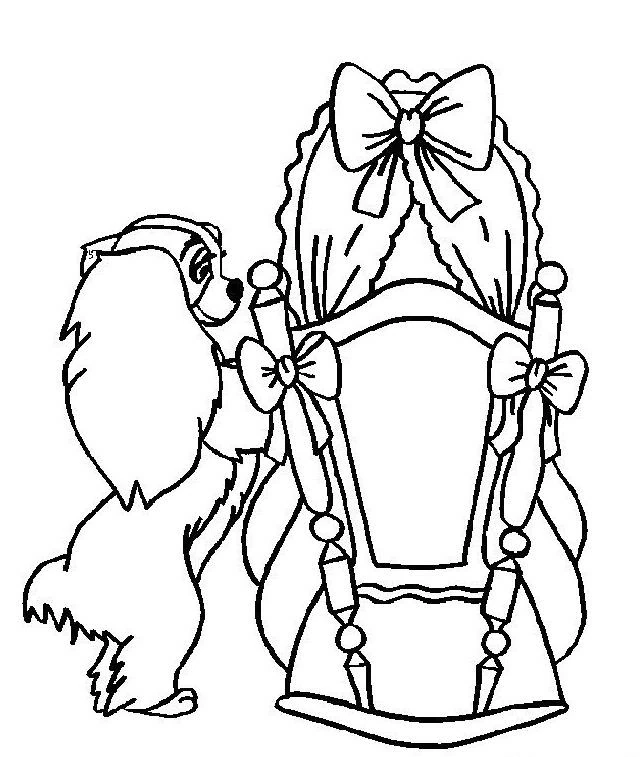 Dibujo gratuito Lady y the Tramp #133239 de la coleccion Películas de Animación para imprimir