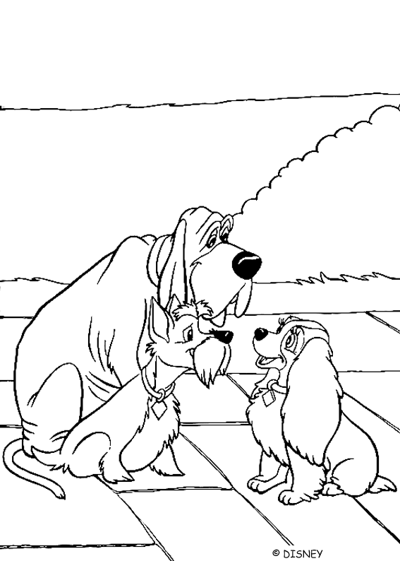 Dibujo gratuito Lady y the Tramp #133254 de la coleccion Películas de Animación para imprimir Dibujo gratuito Lady y the Tramp #133254 de la coleccion Películas de Animación para imprimir