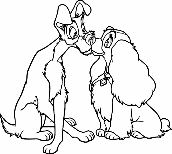 Dibujo gratuito Lady y the Tramp #133305 de la coleccion Películas de Animación para imprimir