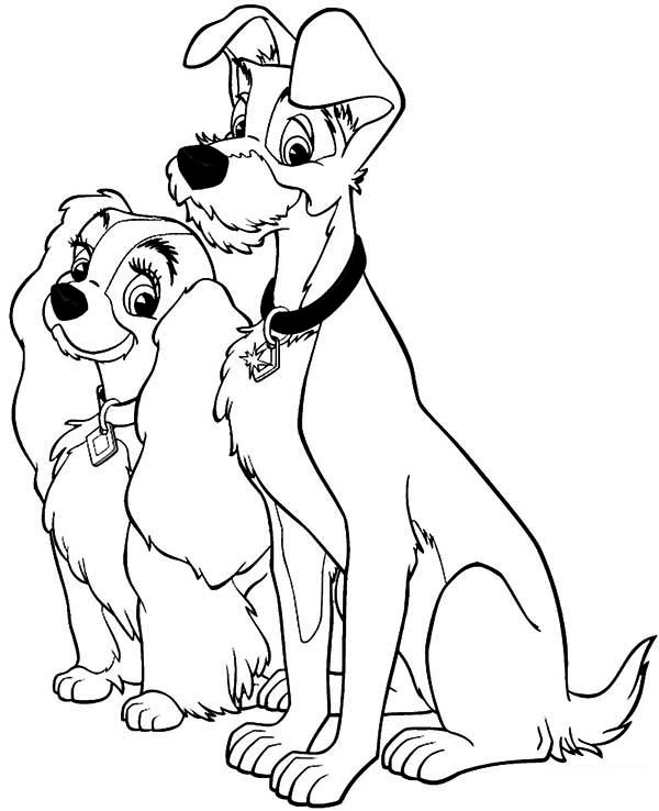 Dibujo gratuito Lady y the Tramp #133432 de la coleccion Películas de Animación para imprimir Dibujo gratuito Lady y the Tramp #133432 de la coleccion Películas de Animación para imprimir