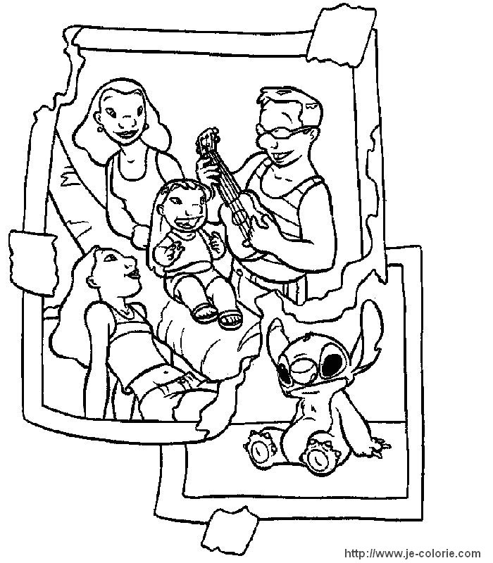 Dibujo para colorear: Lilo & Stitch (Películas de animación) #44830 - Dibujos para Colorear e Imprimir Gratis