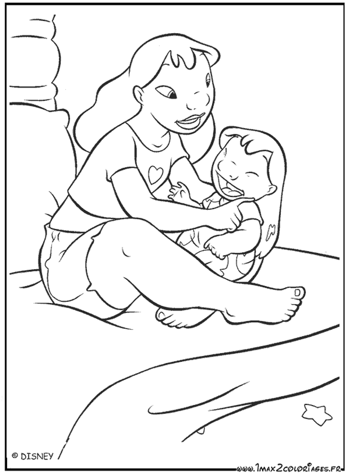 Dibujo para colorear: Lilo & Stitch (Películas de animación) #44851 - Dibujos para Colorear e Imprimir Gratis