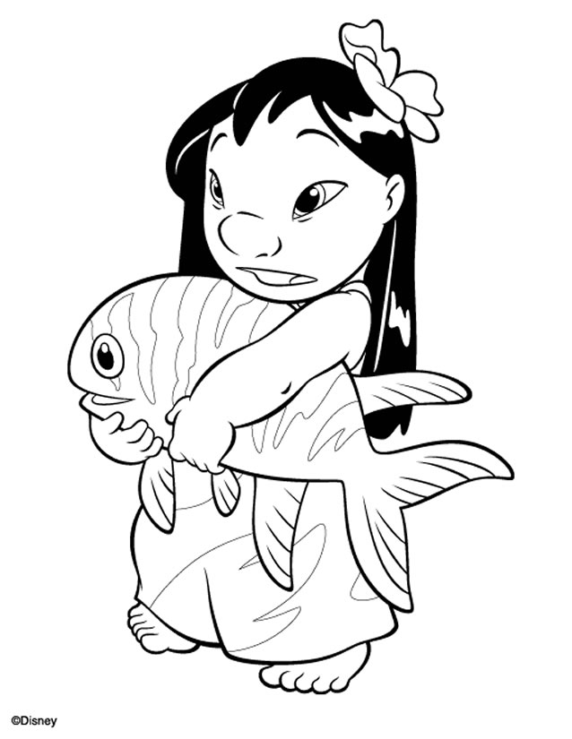 Dibujo para colorear: Lilo & Stitch (Películas de animación) #44886 - Dibujos para Colorear e Imprimir Gratis