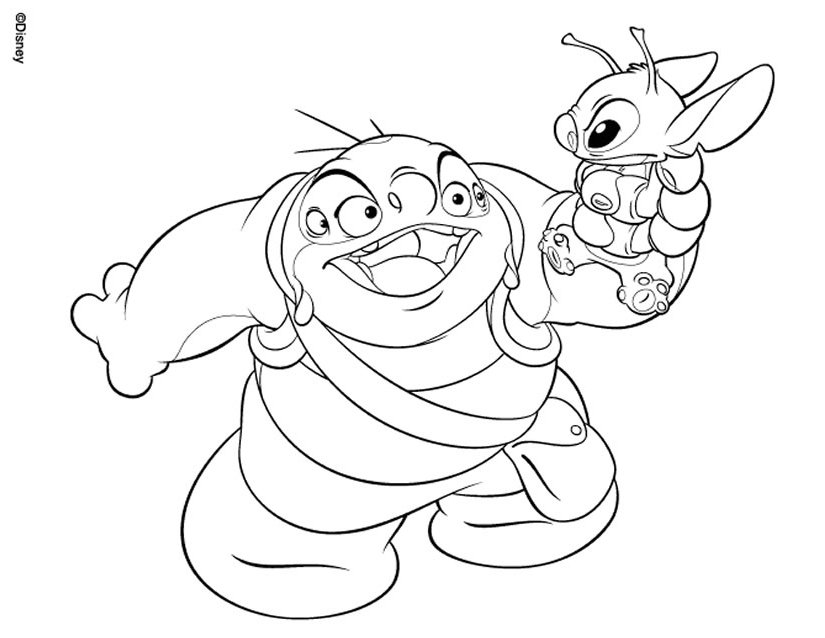 Dibujo para colorear: Lilo & Stitch (Películas de animación) #44890 - Dibujos para Colorear e Imprimir Gratis