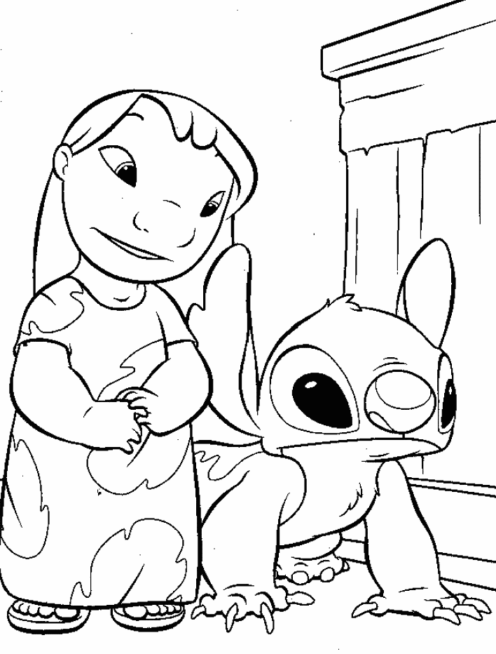 Dibujo para colorear: Lilo & Stitch (Películas de animación) #44917 - Dibujos para Colorear e Imprimir Gratis