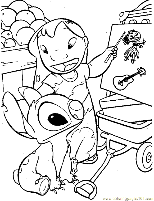 Dibujos de Lilo & Stitch #44919 (Películas de animación) para colorear –  Páginas imprimibles gratis