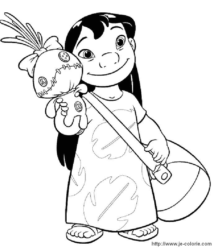 Dibujo para colorear: Lilo & Stitch (Películas de animación) #44921 - Dibujos para Colorear e Imprimir Gratis