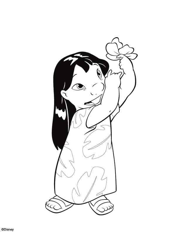 Dibujo para colorear: Lilo & Stitch (Películas de animación) #44962 - Dibujos para Colorear e Imprimir Gratis