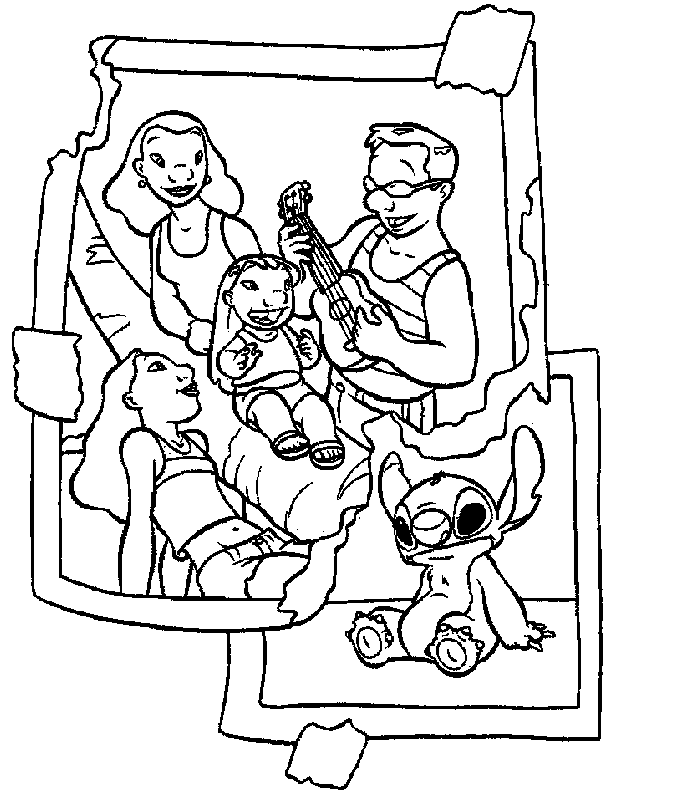 Dibujo para colorear: Lilo & Stitch (Películas de animación) #44976 - Dibujos para Colorear e Imprimir Gratis