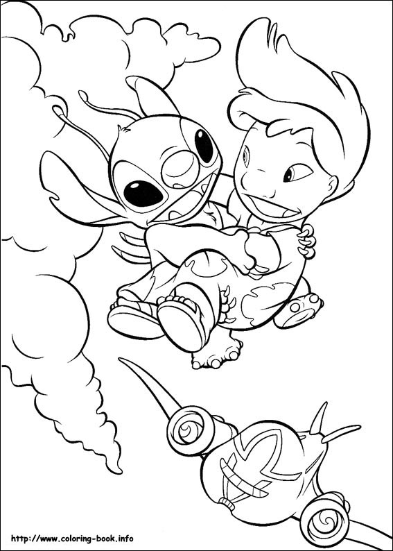 Dibujo para colorear: Lilo & Stitch (Películas de animación) #44977 - Dibujos para Colorear e Imprimir Gratis