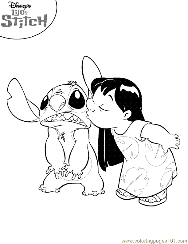 Dibujo para colorear: Lilo & Stitch (Películas de animación) #44990 - Dibujos para Colorear e Imprimir Gratis