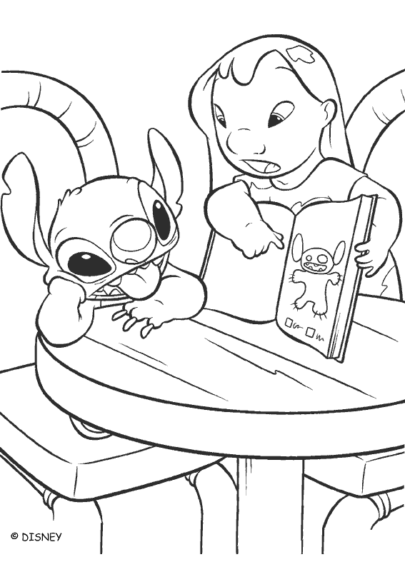 Dibujo para colorear: Lilo & Stitch (Películas de animación) #44995 - Dibujos para Colorear e Imprimir Gratis