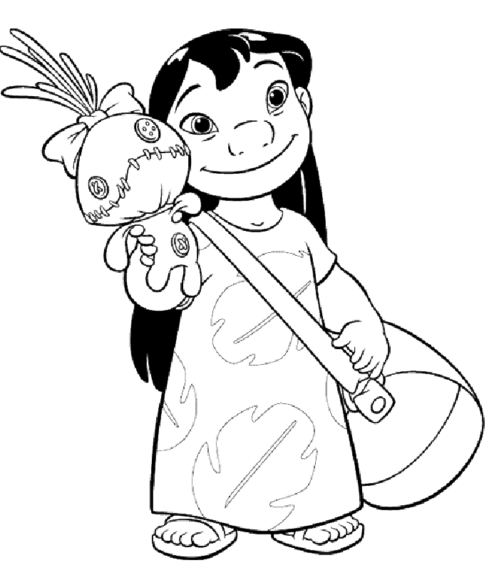 Dibujo para colorear: Lilo & Stitch (Películas de animación) #45031 - Dibujos para Colorear e Imprimir Gratis