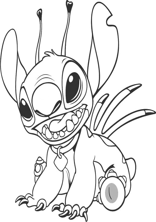 Dibujo gratuito Lilo y Stitch #187541 de la coleccion Películas de Animación para imprimir