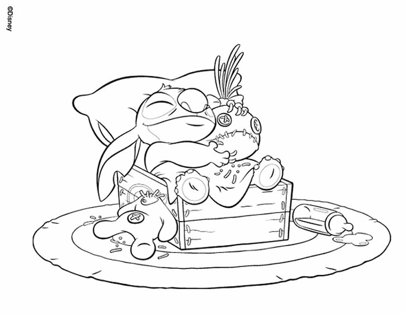 Dibujo gratuito Lilo y Stitch #44943 de la coleccion Películas de Animación para imprimir