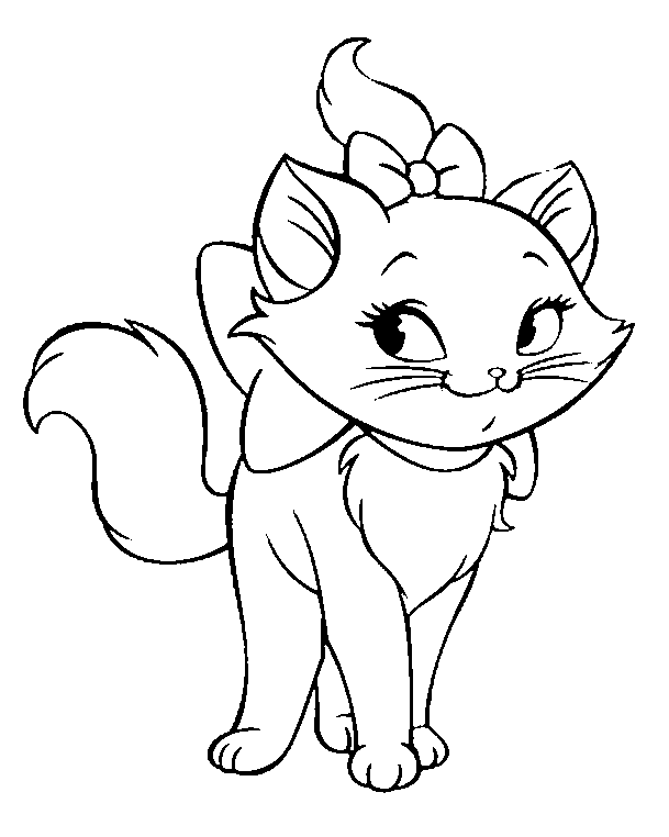 Dibujo para colorear: Los Aristogatos (Películas de Animación) #26862 - Dibujos para Colorear e Imprimir Gratis
