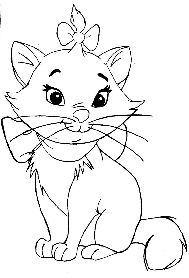 Dibujo para colorear: Los Aristogatos (Películas de Animación) #26896 - Dibujos para Colorear e Imprimir Gratis