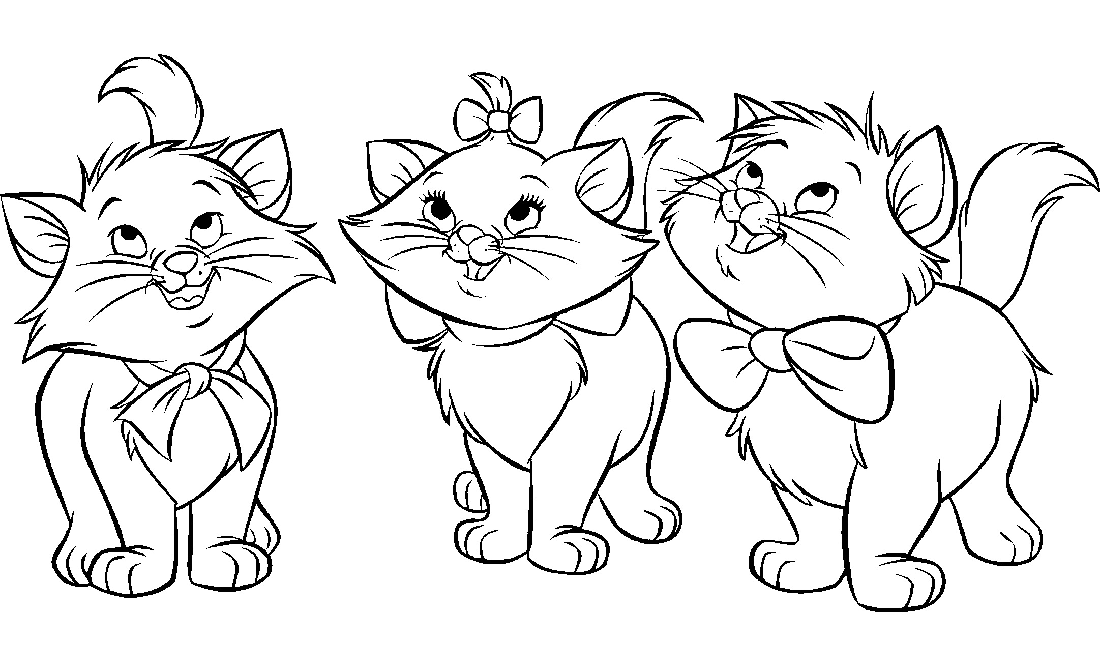 Dibujo para colorear: Los Aristogatos (Películas de Animación) #26906 - Dibujos para Colorear e Imprimir Gratis