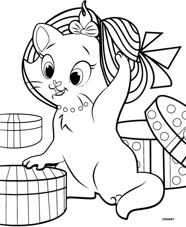 Dibujo para colorear: Los Aristogatos (Películas de Animación) #26915 - Dibujos para Colorear e Imprimir Gratis