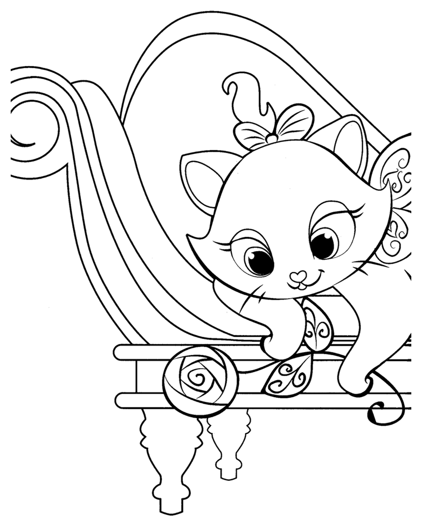 Dibujo para colorear: Los Aristogatos (Películas de Animación) #26917 - Dibujos para Colorear e Imprimir Gratis