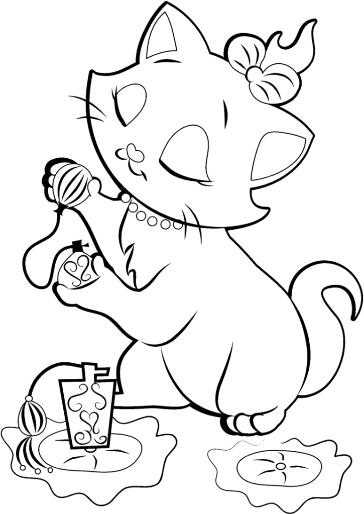 Dibujo para colorear: Los Aristogatos (Películas de Animación) #26918 - Dibujos para Colorear e Imprimir Gratis